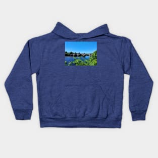 Dunkeld Bridge, River Tay, Scotland Kids Hoodie